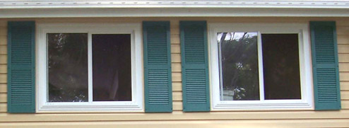 Decorative Shutters For Window Exteriors To Complement Cladding Colour
